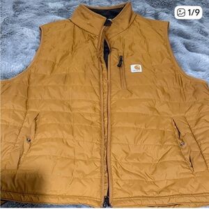 Carhartt Men's Tan Quilted Vest